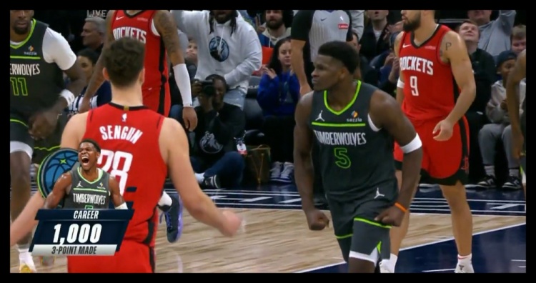  23歲186天！愛(ài)德華茲成NBA歷史上最年輕投進(jìn)1000記三分球員