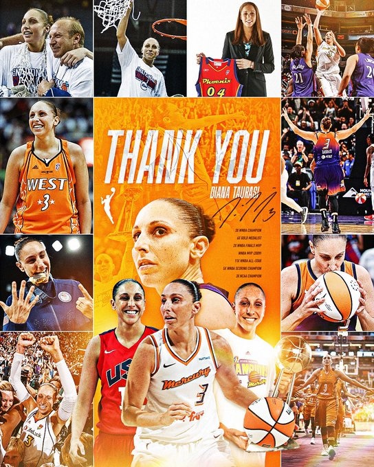  傳奇落幕！WNBA巨星陶樂西宣布退役 結(jié)束20年職業(yè)生涯