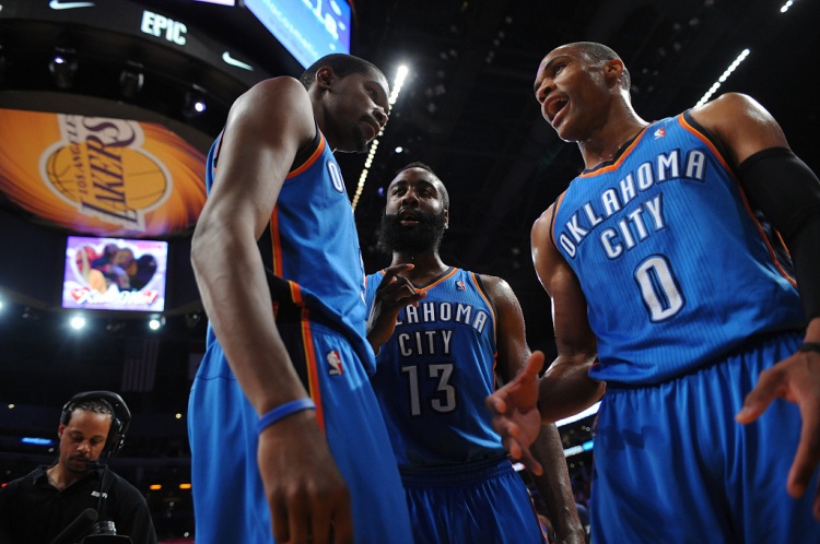  雷霆三少得分全部進(jìn)入歷史前20！他們是NBA歷史最大的如果嗎？